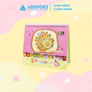 ABBOOKS - Lịch để bàn - Capybara Funny Time - Năm 2025
