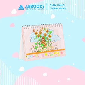 ABBOOKS - Lịch để bàn làm việc - Vẽ cho em bình yên 365 ngày - Năm mới 2025 - Kích thước 17.5x8x21cm