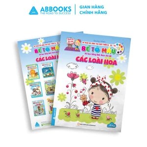 Bé tô màu và học tiếng anh theo chủ đề - Các loài hoa