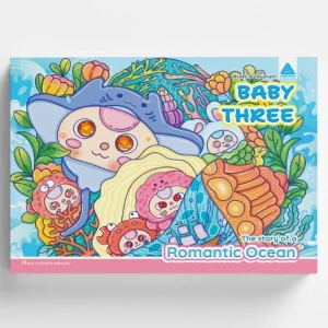 Sách tô màu ABBOOKS - Baby Three - The story of a Romantic Ocean