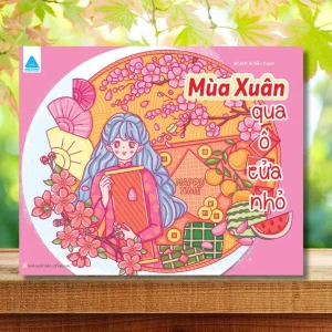 Sách tô màu - ABBOOKS - Mùa Xuân Qua Ô Cửa Nhỏ