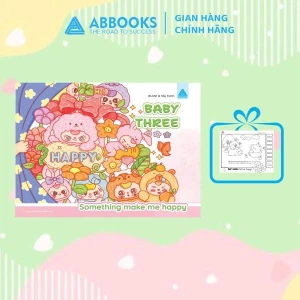 Sách tô màu - Baby Three - Something Make Me Happy