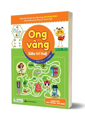 Ong vàng siêu trí tuệ (cho trẻ từ 3 – 6 tuổi) – Quan sát, tập trung, ghi nhớ