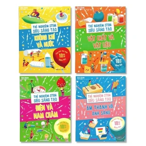Bộ Sách Thí Nghiệm Stem Siêu Sáng Tạo (Bộ 4 Cuốn)