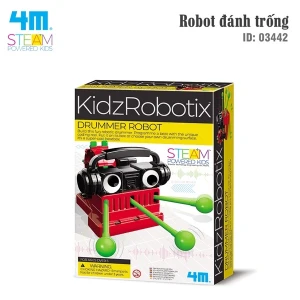 Đồ chơi (Giáo Dục STEM, Độ tuổi 5 ) Robot đánh trống - 4M (Đồ chơi Khoa học, Lắp ráp)