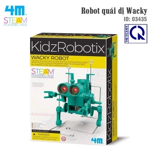Đồ chơi (Giáo Dục STEM, Độ tuổi 5 ) Robot quái dị Wacky - 4M (Đồ chơi Khoa học, Lắp ráp)