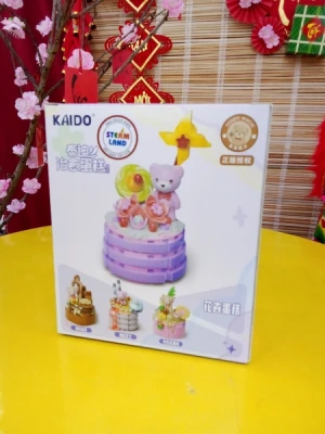 KAIDO-KD99032 Đồ chơi lắp ráp Gấu Teddy bánh Việt quất hương dâu