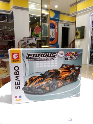 SEMBO-714561-Bộ lắp ráp Xe Đua Bóng Tối