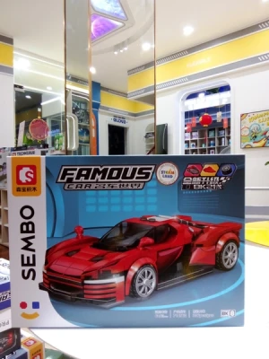 SEMBO-714563-Bộ lắp ráp Xe Đua Bóng Ma