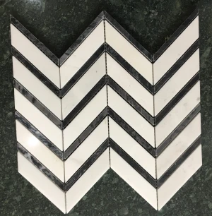 Đá Mosaic Chervron Nhiều Màu 300x255mm