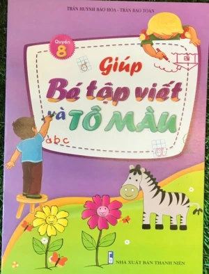 Giúp Bé Tập Viết Và Tô Màu - Quyển 8