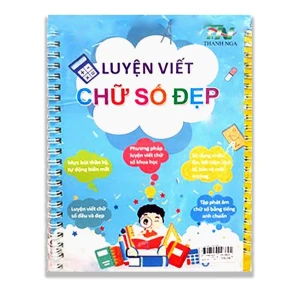 Tập - Sổ Luyện Viết Chữ Số Đẹp