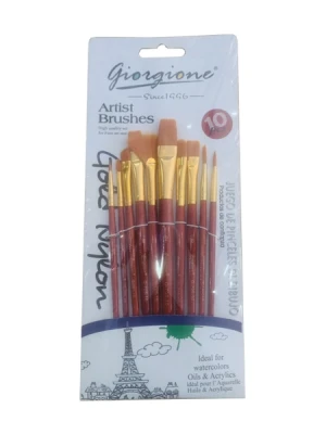 Bộ cọ vẽ 10 cây Giorgione nâu 705