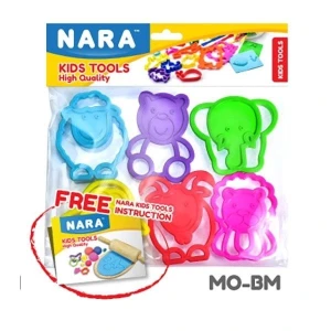 Bộ khuôn nặn hình Nara 6 món MO-BM