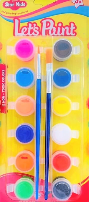 Bộ màu nước 12 màu Starkids