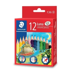 Bút chì 12 màu thân ngắn STAEDTLER LUNA