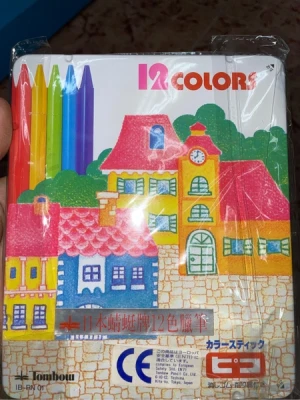 Bút màu sáp 12 màu Tombow RN01