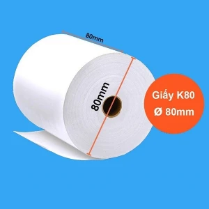 Giấy in nhiệt K80 80mx80