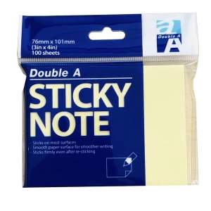 Giấy note (ghi chú) 3x4 Double A