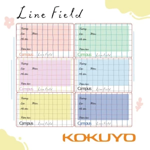 Nhãn vở học sinh Campus Line Field