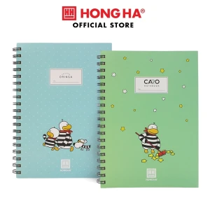 Sổ lò xo caro Hồng Hà B5 4176- 200 trang