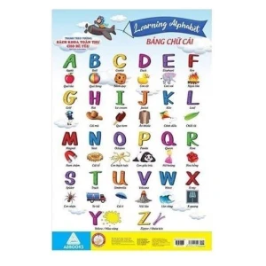 Bách khoa Toàn thư cho bé (Tranh treo Tường) - Chữ Cái Tiếng Anh