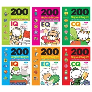 200 miếng bóc dán TM PT chỉ số TM (6 tập)