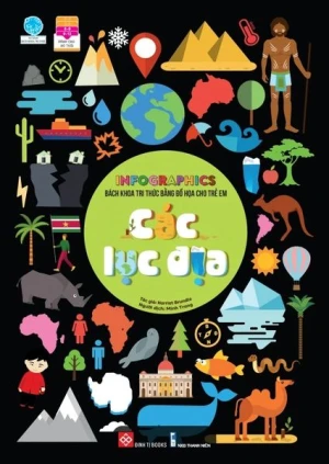 Infographics - Bách khoa tri thức bằng đồ họa cho trẻ em - Các lục địa