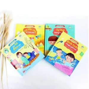 Kỹ năng đầu đời cho bé - Lật mở cùng con (Trọn bộ 4 cuốn)