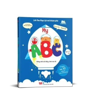 Lift-The-Flap-Lật mở khám phá - My ABC - Bảng chữ cái Tiếng Anh cho bé