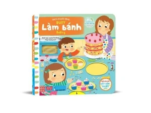 Sách tương tác - Sách chuyển động - Busy - Baking - Làm bánh