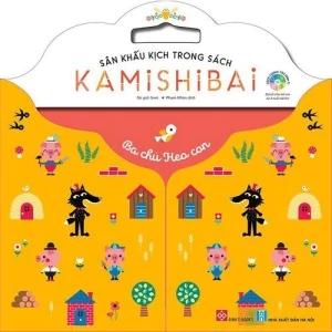 Sân khấu kịch trong sách - KAMISHIBAI- Ba chú Heo con