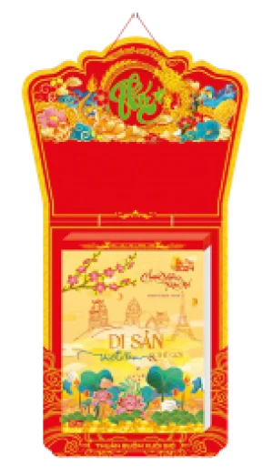 Lịch BLOCK SIÊU CỰC ĐẠI - XUÂN GIÁP THÌN 2024 - NH02 - DI SẢN VIỆT NAM VÀ THẾ GIỚI