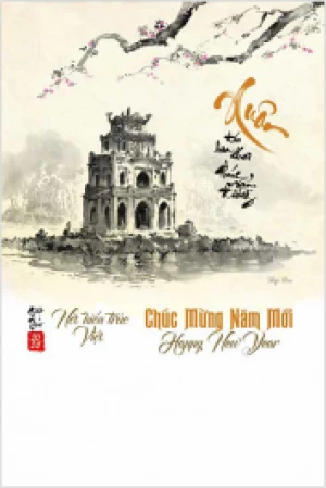 LỊCH LÒ XO 7 TỜ NH37 -  NÉT KIẾN TRÚC VIỆT