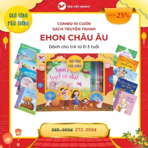Hộp Quà Tặng Mùa Trăng Cho Trẻ 0-3 tuổi: Ehon Châu Âu (Trọn Bộ 10 Cuốn)