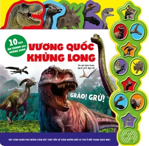 Sách Âm Thanh 10 nút - Vương Quốc Khủng Long
