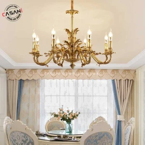 Đèn Chùm Đồng Châu Âu CDC-7415