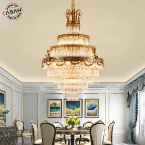 Đèn Chùm Đồng Châu Âu CDC-7418