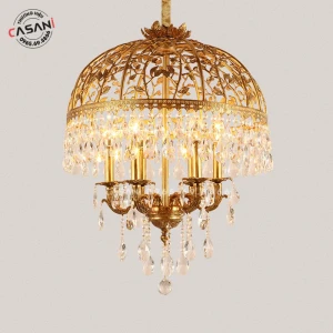 Đèn Chùm Đồng Châu Âu CDC-7425