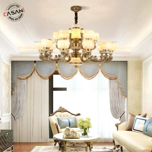 Đèn Chùm Đồng Châu Âu CDC-7430