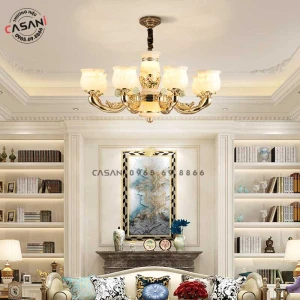 Đèn Chùm Đồng Châu Âu CDC-7431