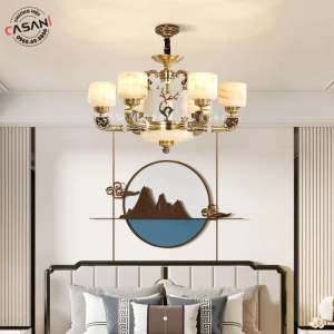 Đèn Chùm Đồng Châu Âu CDC-7432