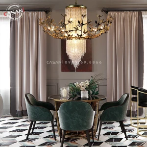 Đèn Chùm Serip Đồng CDS-1695