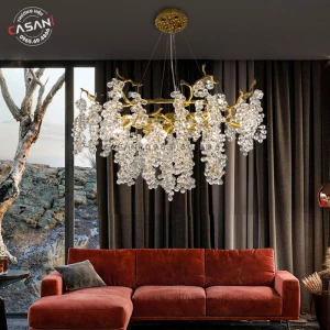 Đèn Chùm Serip Đồng CDS-1696