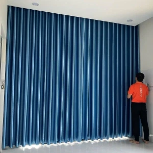 Rèm Vải Đà Nẵng - Màu Xanh Dương