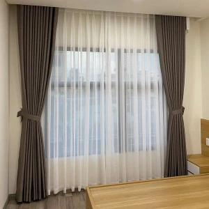 Rèm Vải Đà Nẵng - Vải Bố Màu Nâu