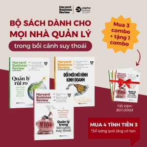 Quản Trị Xuyên Khủng Hoảng - HBR Onpoint (Set 3 bộ HBR ONPOINT tặng 1 bộ)