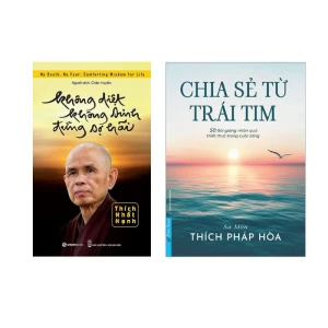 Bộ 2 Cuốn Chia Sẻ Từ Trái Tim, Không Diệt Không Sinh Đừng Sợ Hãi - Nhà Sách Bảo Anh