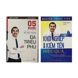 Bộ 2 cuốn sách của tác giả Nguyễn Thành Tiến