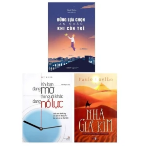 Bộ 3 sách: Khi Bạn Đang Mơ Thì Người Khác Đang Nỗ Lực + Đừng Lựa Chọn An Nhàn Khi Còn Trẻ + Nhà Giả Kim - Nhà Sách Bảo Anh